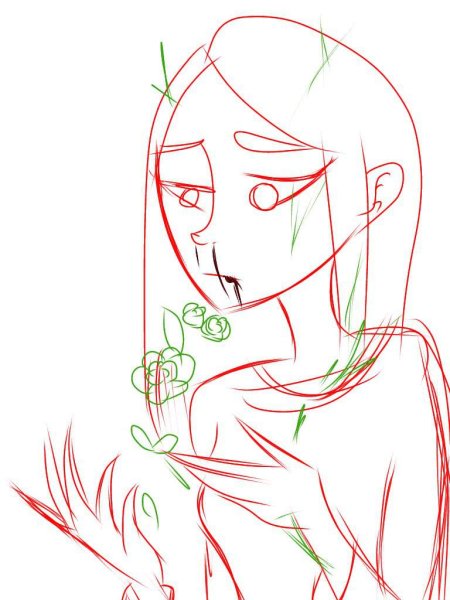 Наброски для рисования в IBISPAINT