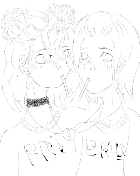 Зарисовки для IBISPAINT X