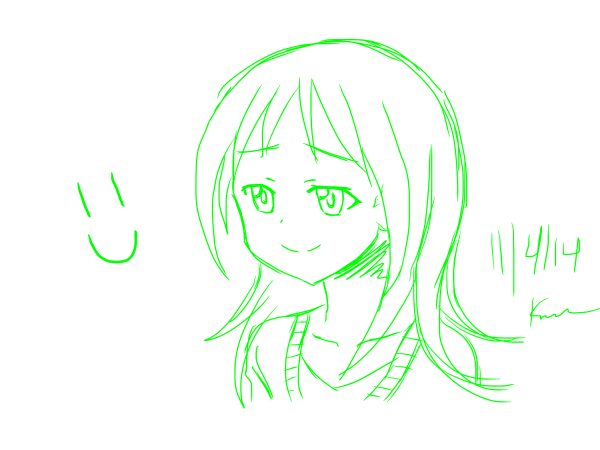 Зелёные рисунки для срисовки