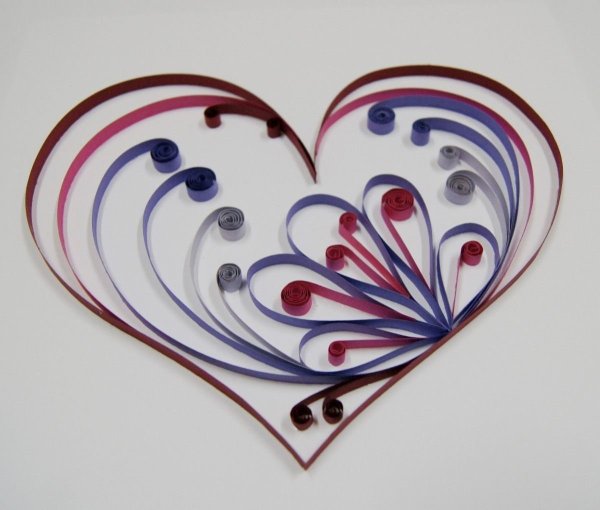 Квиллинг сердечко