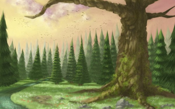 Лес из сказки