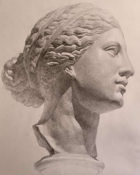 Гипсовая голова МАРХИ