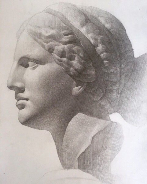 Гипсовая голова Афродита Книдос