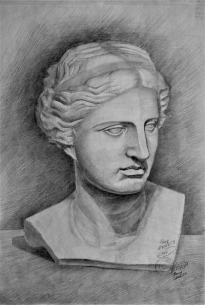 МАРХИ гипсовая голова Венеры