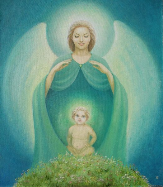 Ангелочки с крыльями