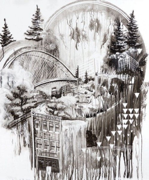 Пейзаж Графика