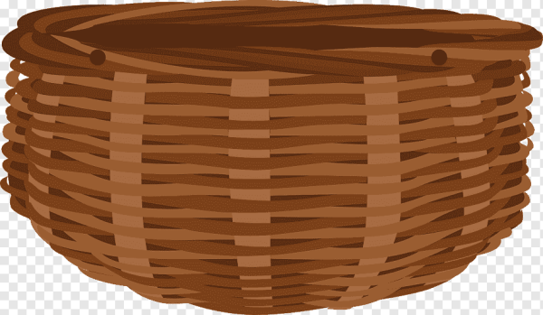 Корзинка плетеная мультяшная