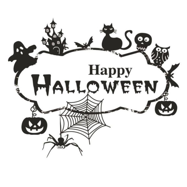 Надпись Хэллоуин