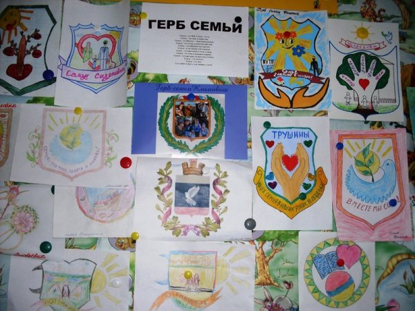 Примеры гербов семьи