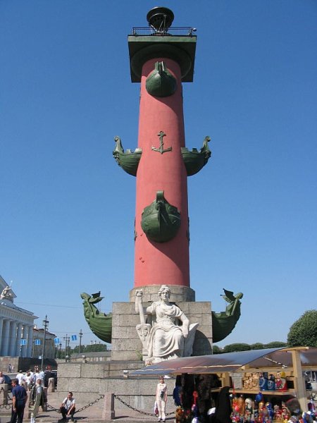 Блокадный Ленинград Ростральные колонны