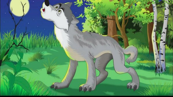 Серый волк аниме