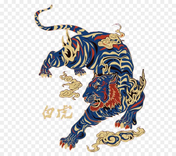 Китайский орнамент животные