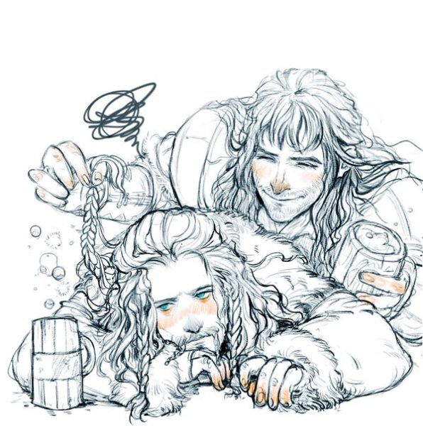 Торин Дубощит раскраска