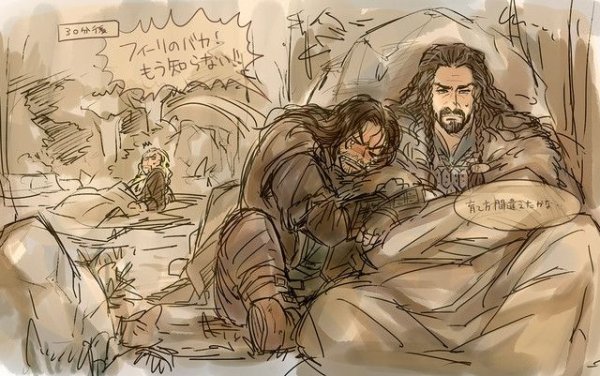 Hvit Ravn Arts Hobbit fili kili