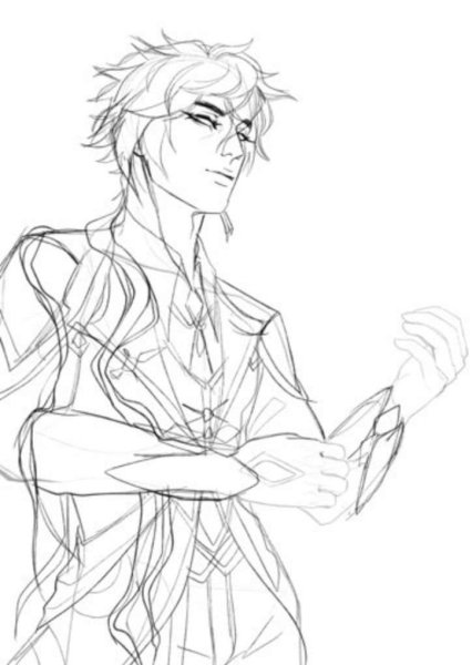 Чжун ли для срисовки