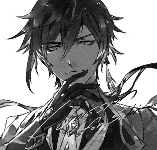 Геншин чб арты Чжун ли