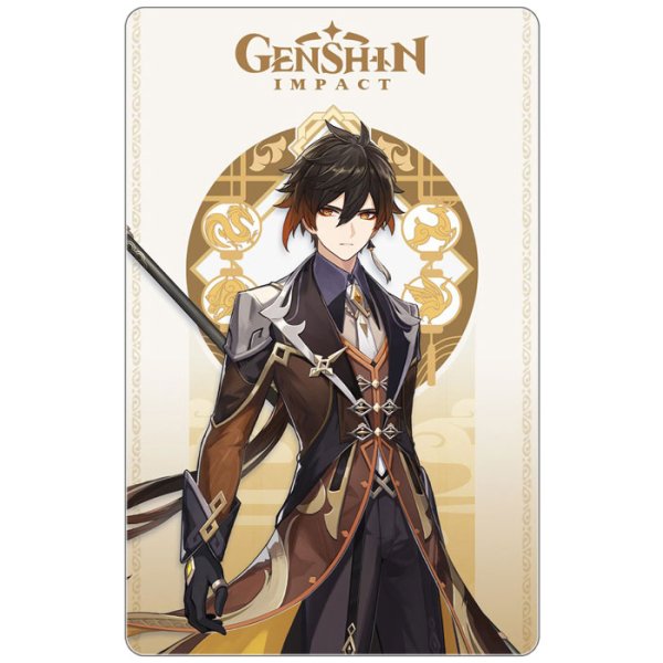 Геншин Импакт Чжун ли официальный арт