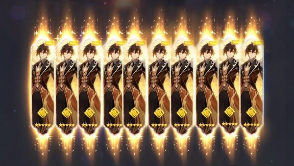 Чжун ли Геншин арт