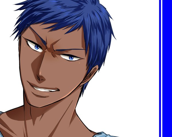 Аомине дайки в белом