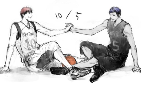 Баскетбол Куроко Аомине чб