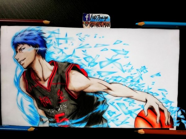 Аомине дайки арт карандашом