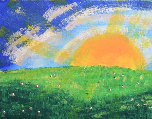 Картины с изображением восхода солнца