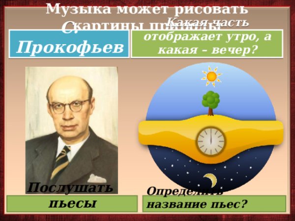 Прокофьев утро и вечер