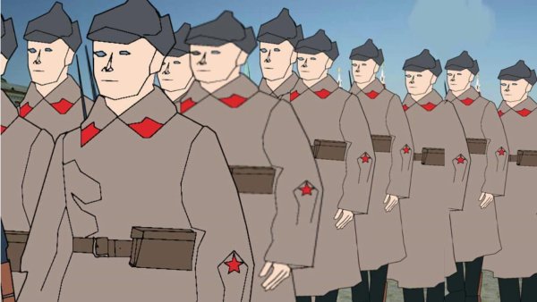 Марширующие солдаты советские для детей