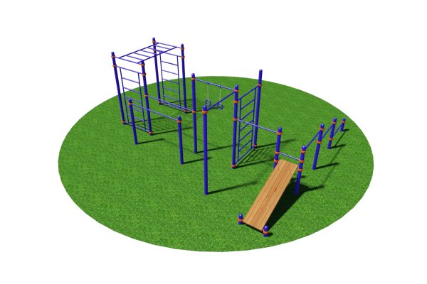 На спортивной площадке рисование