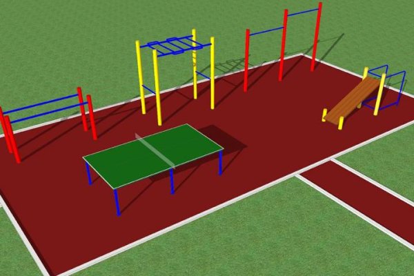 Эскиз спортивной площадки