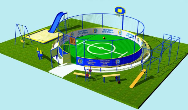 Мультяшные детские площадки