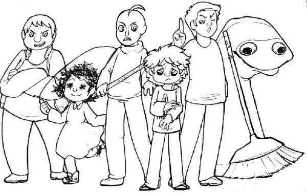 БАЛДИ раскраска