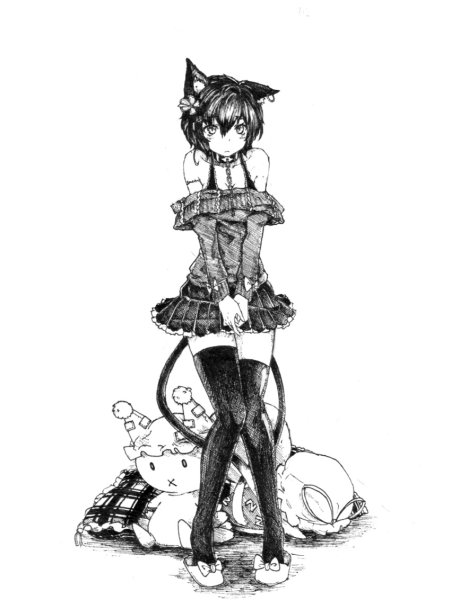 Аниме девушки неко