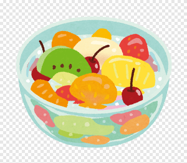 Тарелка с фруктами для детей