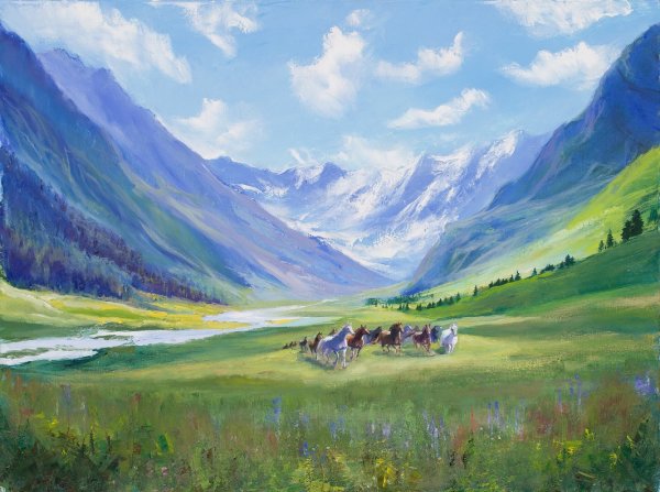 Природа степей рисунок