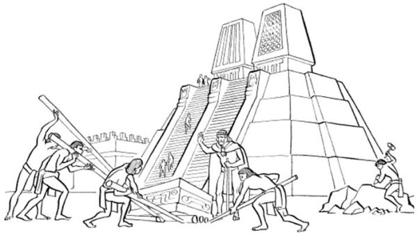 Раскраска древние цивилизации