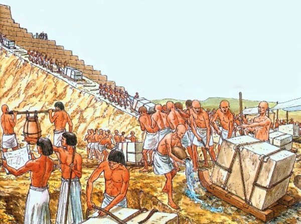 Строители пирамид древнего Египта