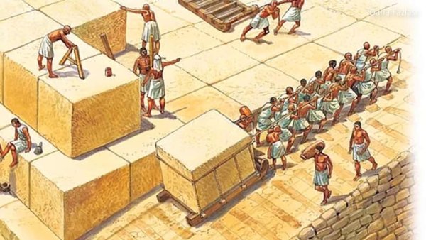 Как строили пирамиды в древнем Египте