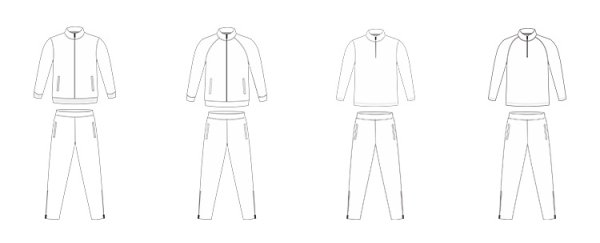 Эскиз спортивного костюма