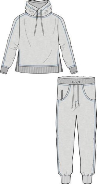 Технический эскиз толстовки