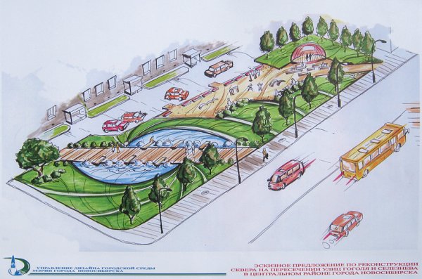 Эскизные проекты парков