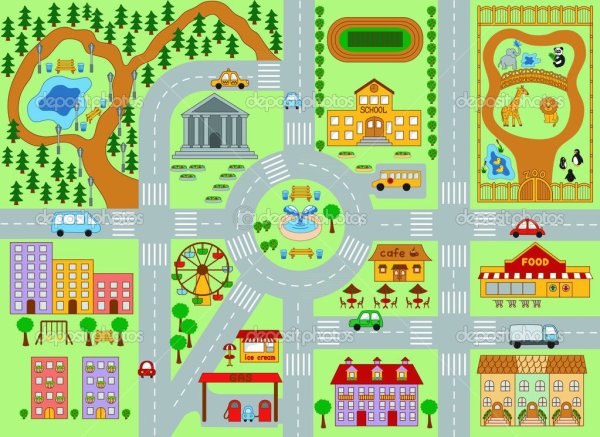 План города для детей