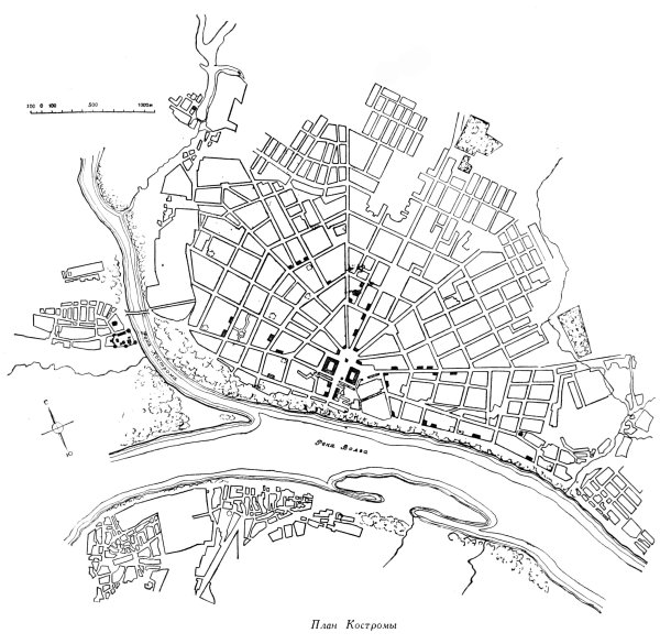 Генеральный план города Костромы