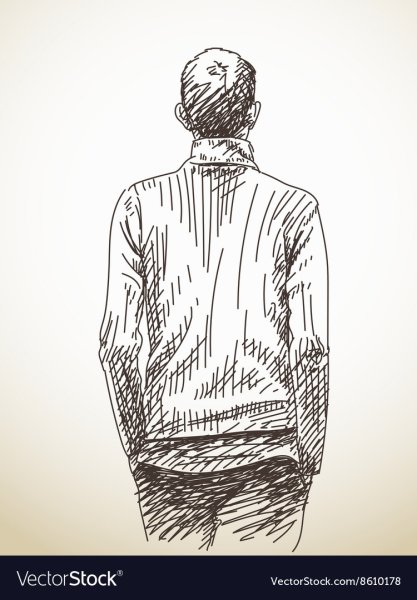 Фигура человека со спины