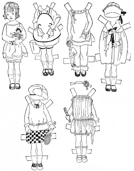 Эскиз тростевой куклы