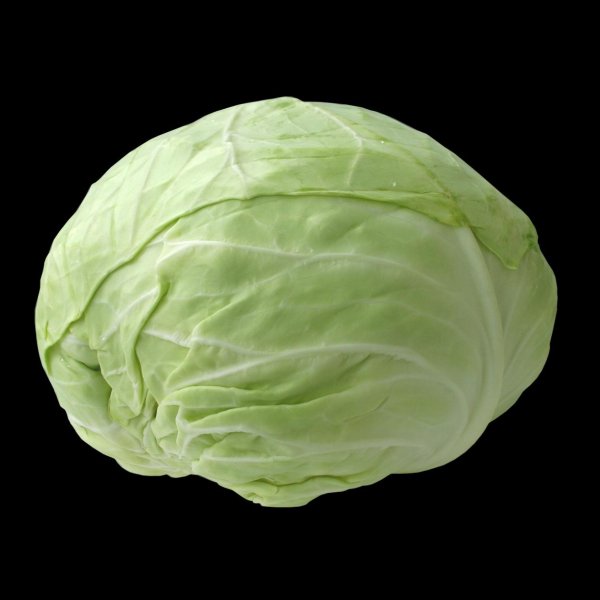 Капуста на прозрачном фоне