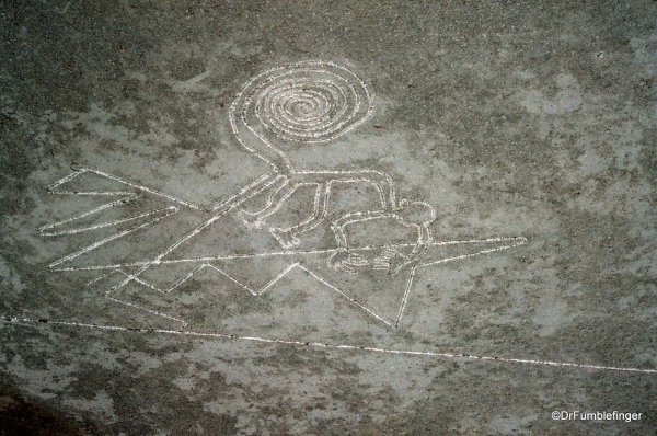 Геоглиф плато Наска обезьяна