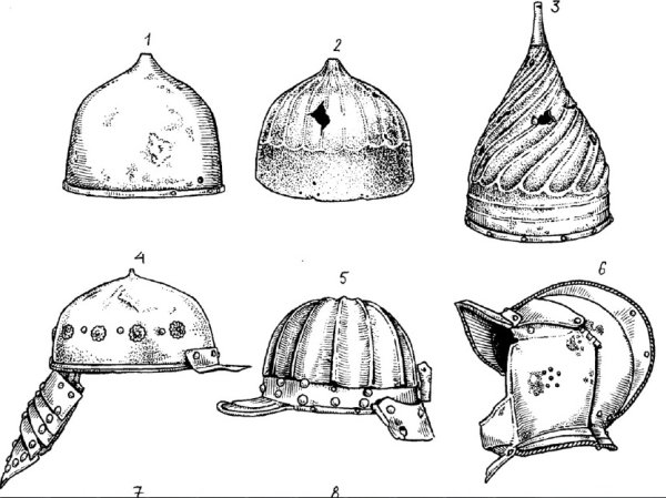 Шлем шишак древней Руси