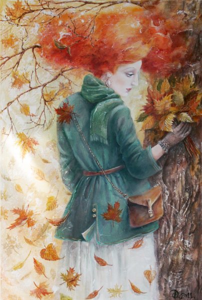 Художник Яна Фефелова осень