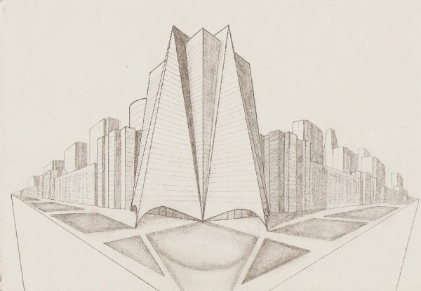 Здание в перспективе